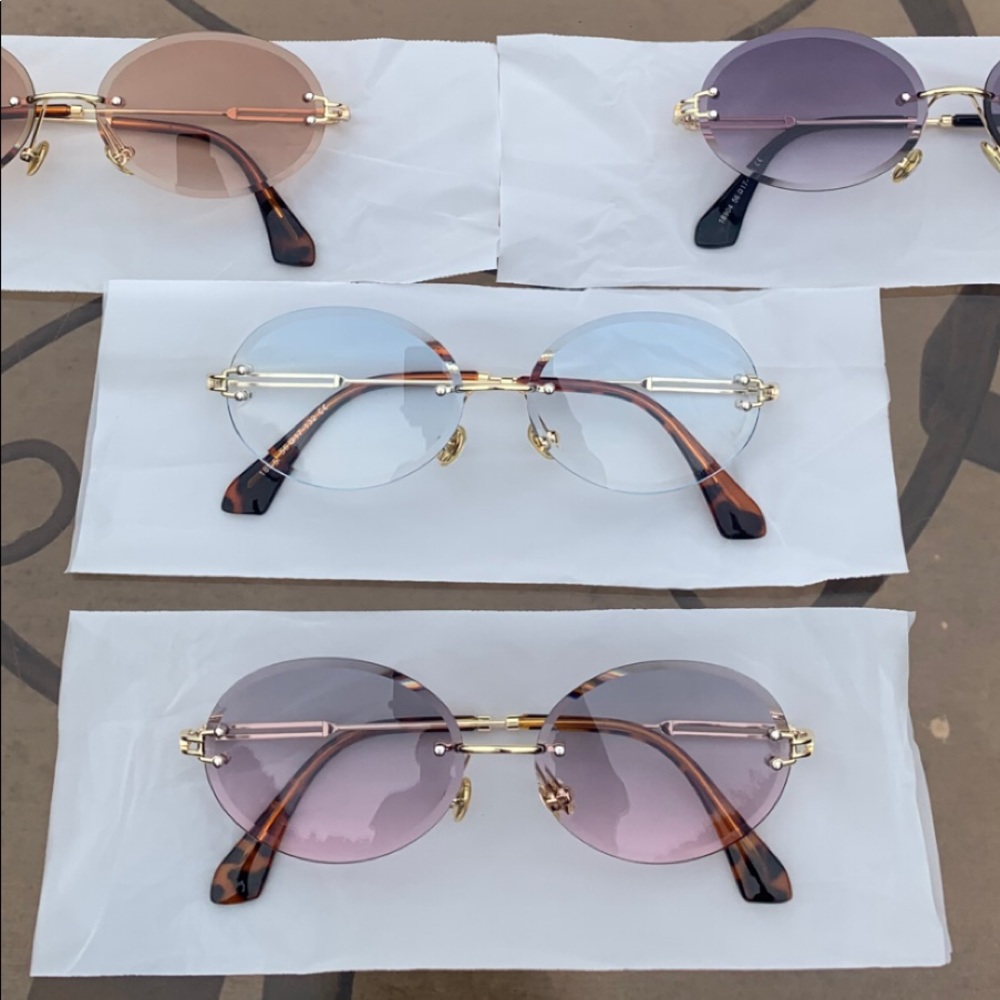 Vintage Oval Aviato Sunglasses